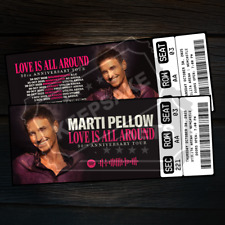 Marti Pellow Mock Ticket Love Is All Around Tour 2025 | Personalized Gift Reveal