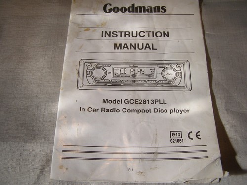 Goodmans gce2813pll car - goodmans,, gce2813pll,
