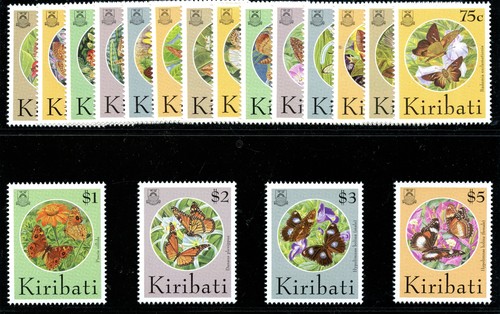 Kiribati 1994 qeii butterflies - 1994,