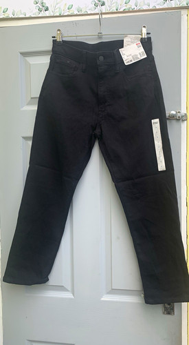 Uniqlo women black denim - women's,