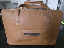 Vintage Tan Leather-look