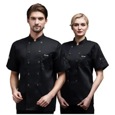 Unisex Chef Coat Short Sleeve