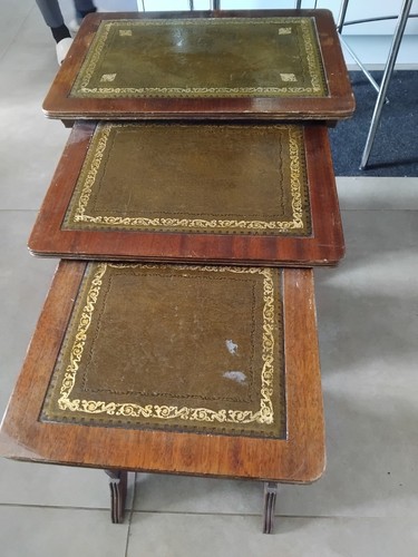 Antique nest tables set - nest,