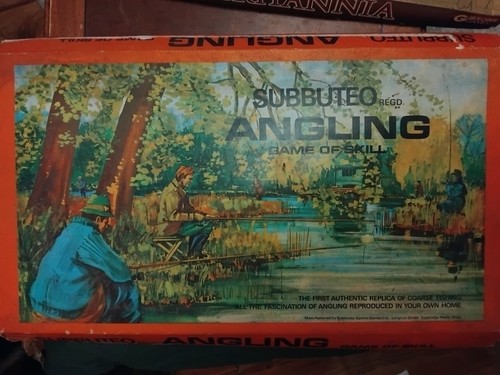 Subbuteo angling board game - angling,