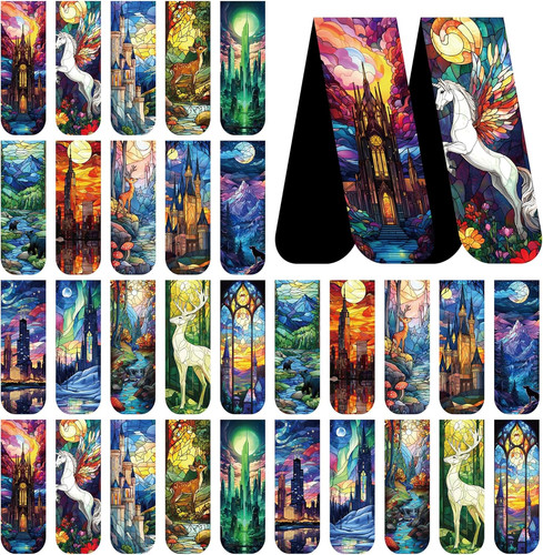Fantasy magnetic bookmarks 30 - magnetic, bookmarks,