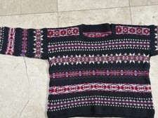 Vintage Hand Knitted Fair isle