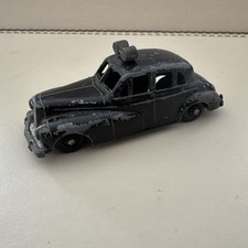 Vintage Budgie No.5, Police Car, Wolsley Six-Eighty, Black Diecast Model Car. 