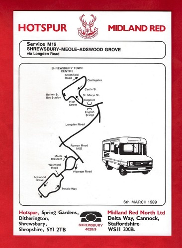 Midland red bus timetable - midland,