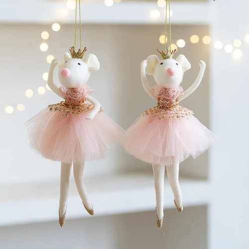 Christmas mouse ornament - christmas,