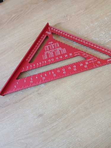 Metric rafter square - , or