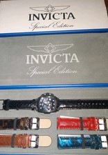 Invicta Special Edition Lupah Men’s Watch Set model 21461 5 Bands NEW IN BOX 