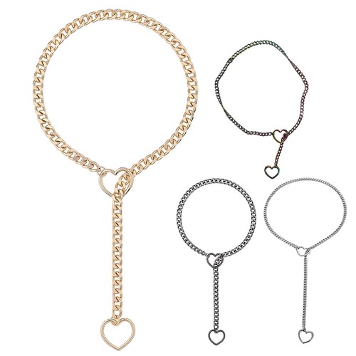 Slip chain choker - slip, necklace