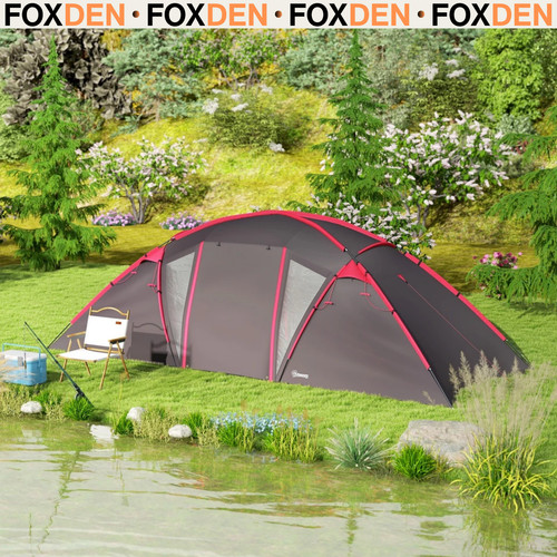 Man family camping - family, 2