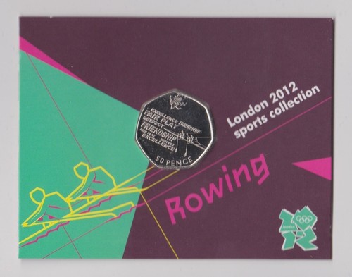 London 2012 olympic 50p coin - london,