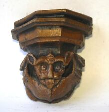 Bat Corbel Reproduction Medieval Misericord Carving  Unique Gothic Collectable