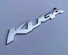 Silver Chrome Red Metal Rear Badge Boot Letters for Ford KUGA ST Line MK2 2012-