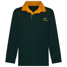 Women's South Africa Rugby Shirt Green Retro Classic Welsh Top All Sizes 8-26