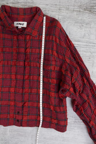 Ymc size red plaid - size,