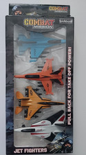 Pull back jet fighter airplane