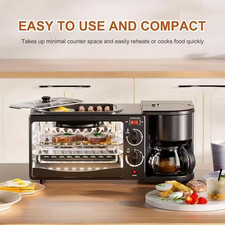 3-in-1 Coffee Maker & Toaster