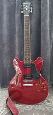 Washburn HB-30, case, mini amp