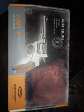 air pistol box and manual NO GUN IS FOR SALE gletcher ngt f  silver  177 4.5mm