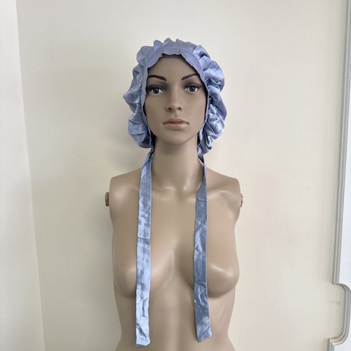 Bonnet 100 silk blue secured - 100%,