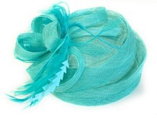Sinamay fascinator pillbox hat - fascinator,