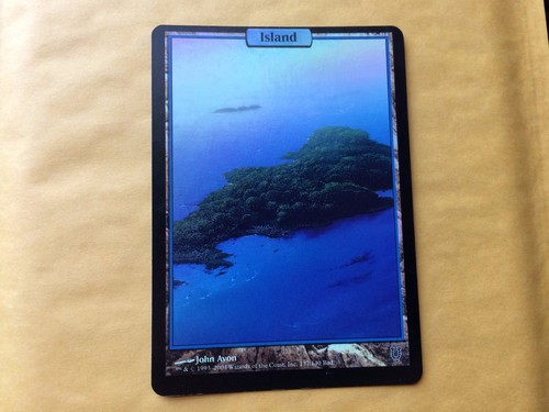 Miscut unhinged foil - unhinged, island