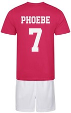 Kids Personalised Football Shirt & Shorts Sports Kit Initials Team Name Number