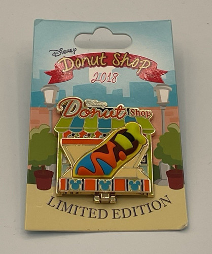 Disney donut shop goofy pin - disney,