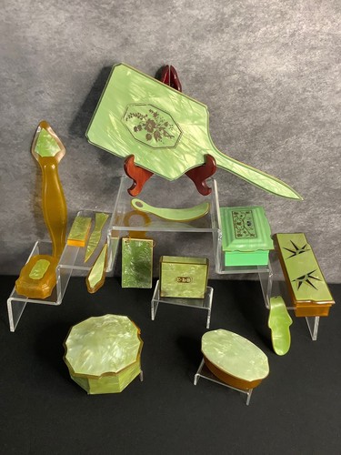 Vtg art deco - vtg, green