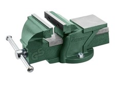 Parkside Bench Vice Jaw Width 100mm with Soft Jaws, Anvil & Bolts