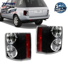 Pair Black Rear Lamp Tail