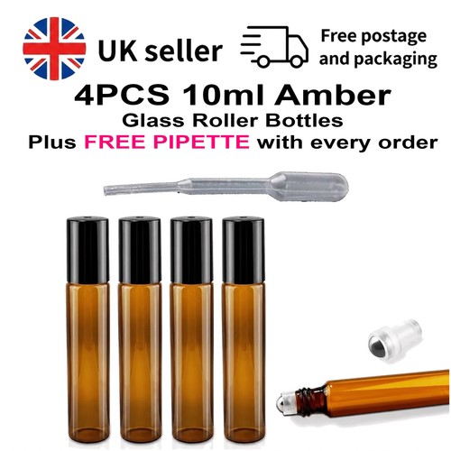Amber glass roller - roller, ball