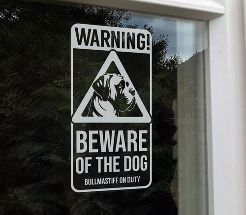 Warning beware the dog - beware, of