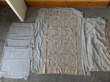 Grey with Heavy Silver Embroidery unstitched Chiffon Asian suit