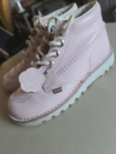 Kickers girls pink lace - girls, lace-up