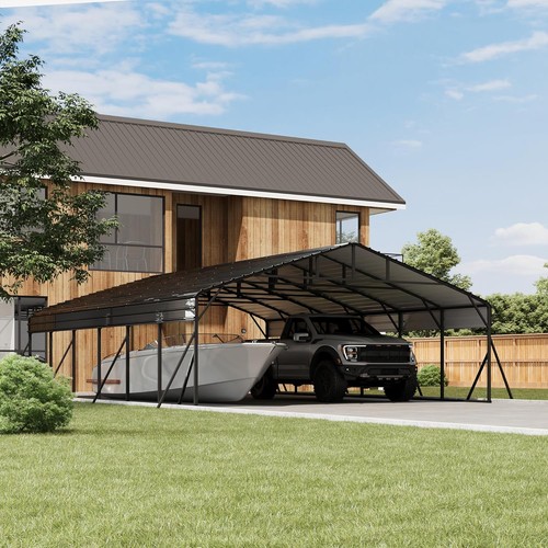 Metal carport shed - ft,