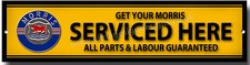 MORRIS SERVICED HERE" METAL