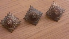 Vintage British Army Officer's Rank Pips X3
