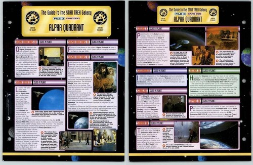 Alpha quadrant card - alpha,