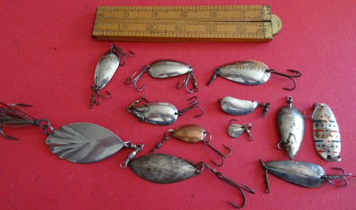 Selection vintage fishing - selection,