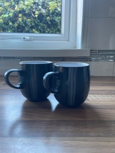 Denby jet stripe tea - stripe, coffee