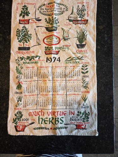Vintage 1974 linen - 1974,