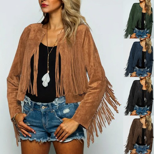 Womens suede jacket ladies - suede,