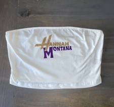 Women’s Hannah Montana Crop Top Halloween Costume Sexy Top Glitter Mattel New
