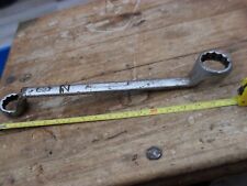 vintage  large whitworth ring spanner 1" w x 7/8w matador wrench tool offset
