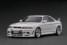 Model Car Nissan Nismo R33 Skyline GTR 400R White 1996 Ignition Model 2254 1:18