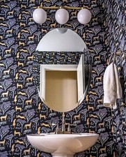 Dark Floral Animal Print